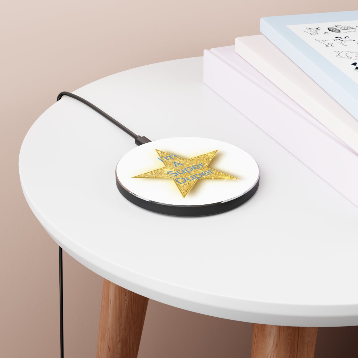 Super Duper Star Wireless Charger - Fast Charging Pad for Glamorous Tech Savvy