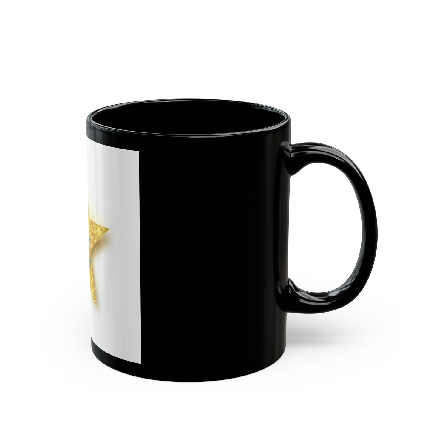 Super Duper Star Mug - Fun Black Coffee Cup for Celebrating Achievements