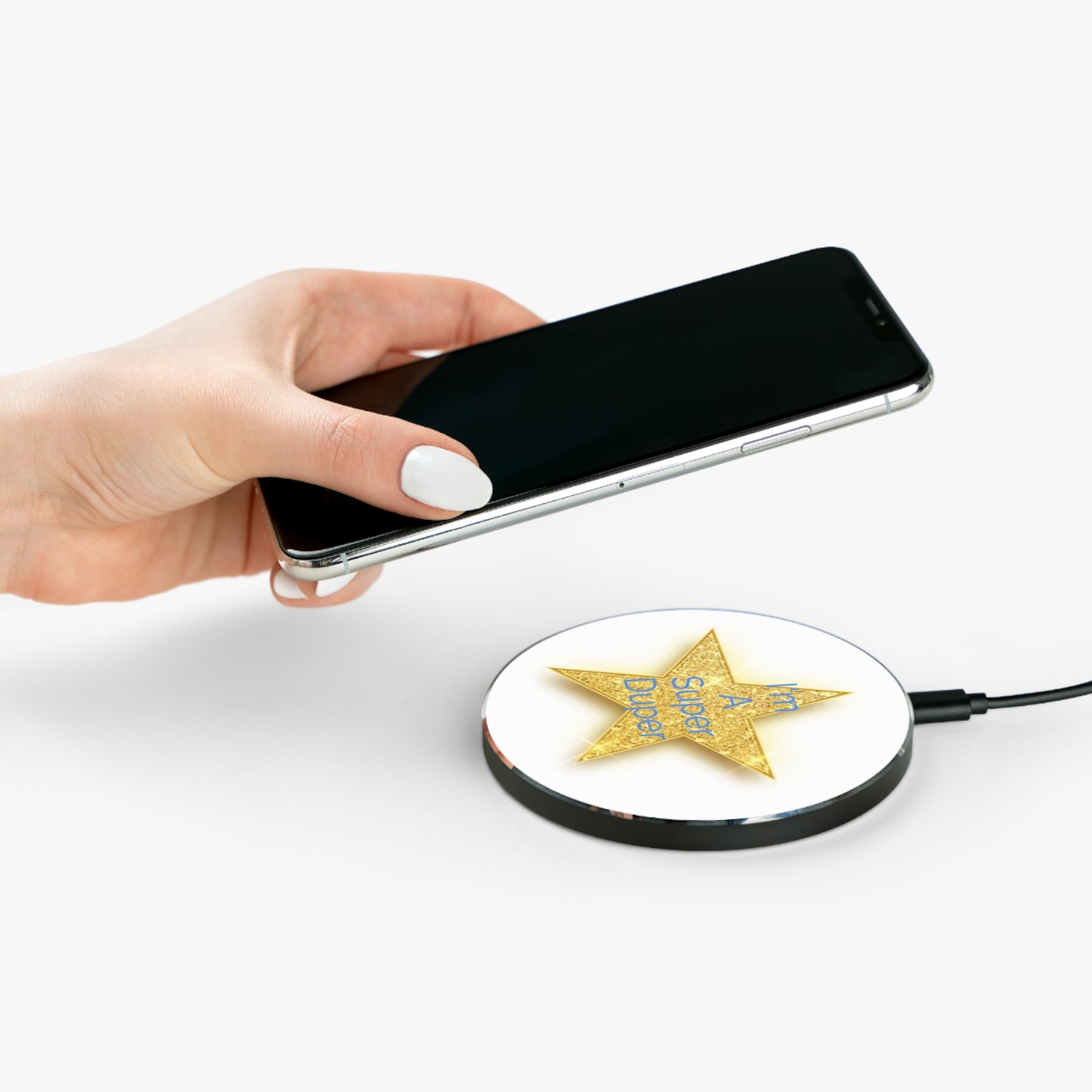 Super Duper Star Wireless Charger - Fast Charging Pad for Glamorous Tech Savvy