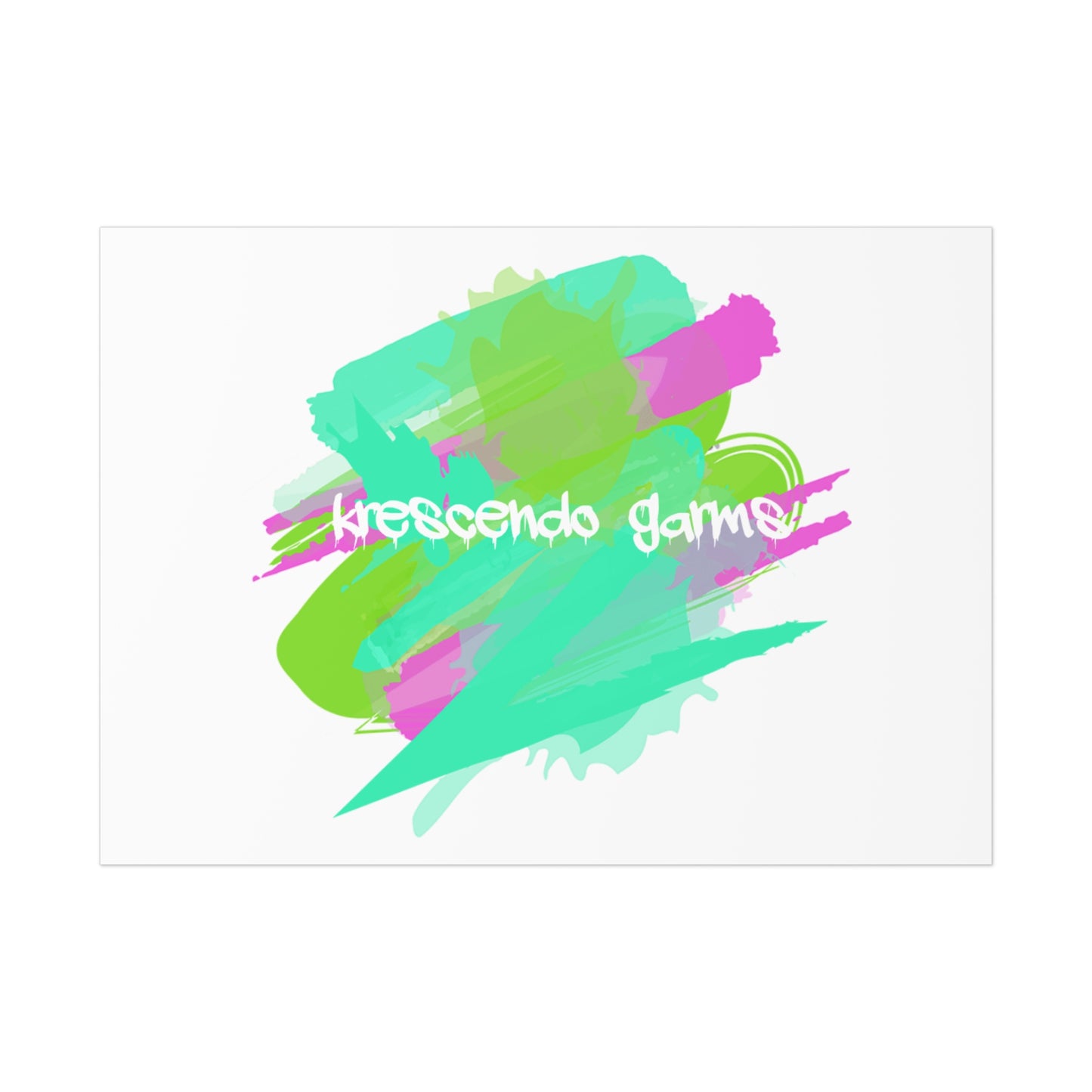 Artistic Uncoated Poster - Krescendo Vibes for Home Decor