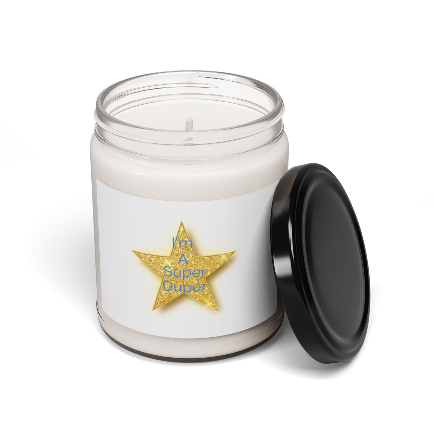 Super Duper Scented Soy Candle - 9oz Star Design