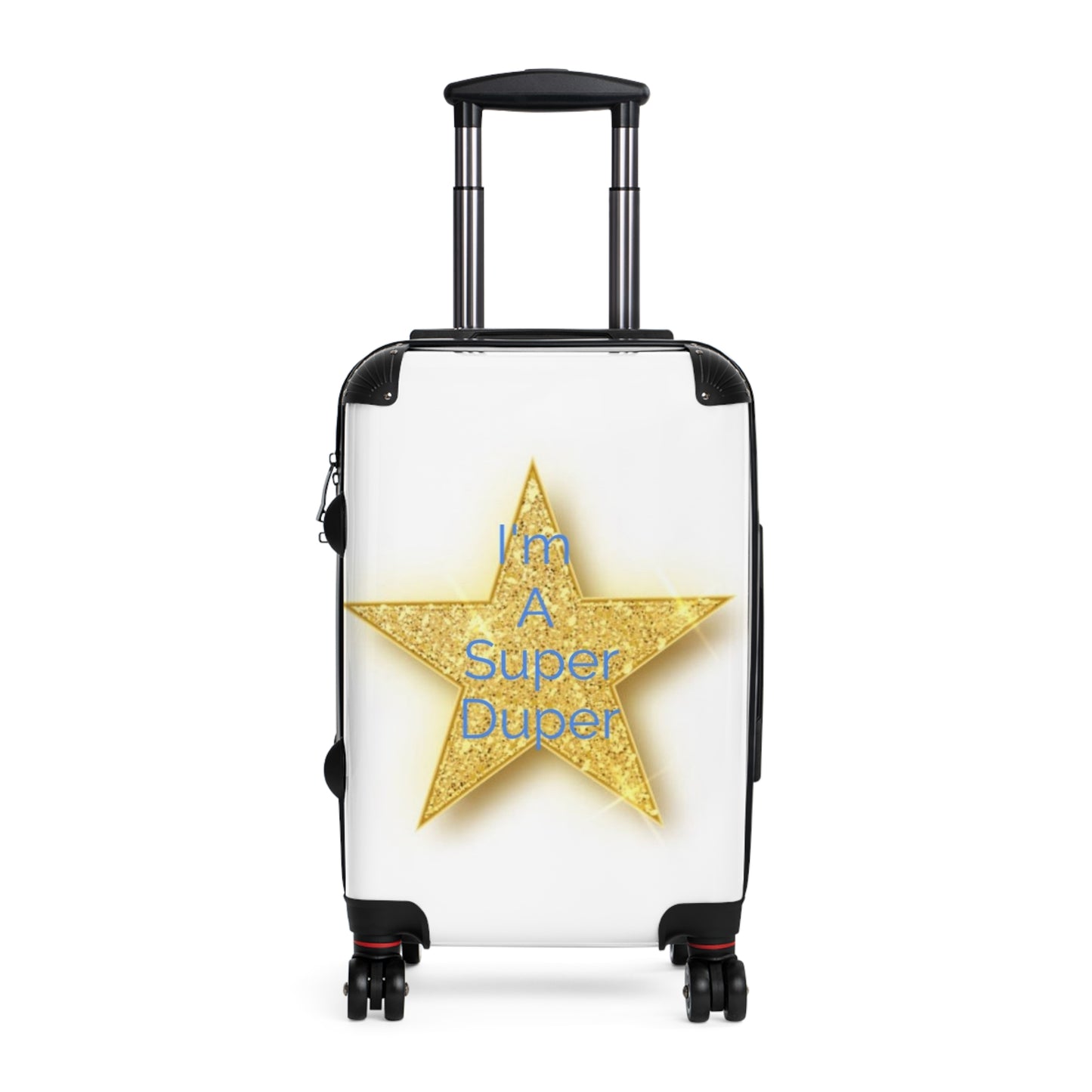 I'm A Super Duper Suitcase - Stylish Travel Luggage with Star Design