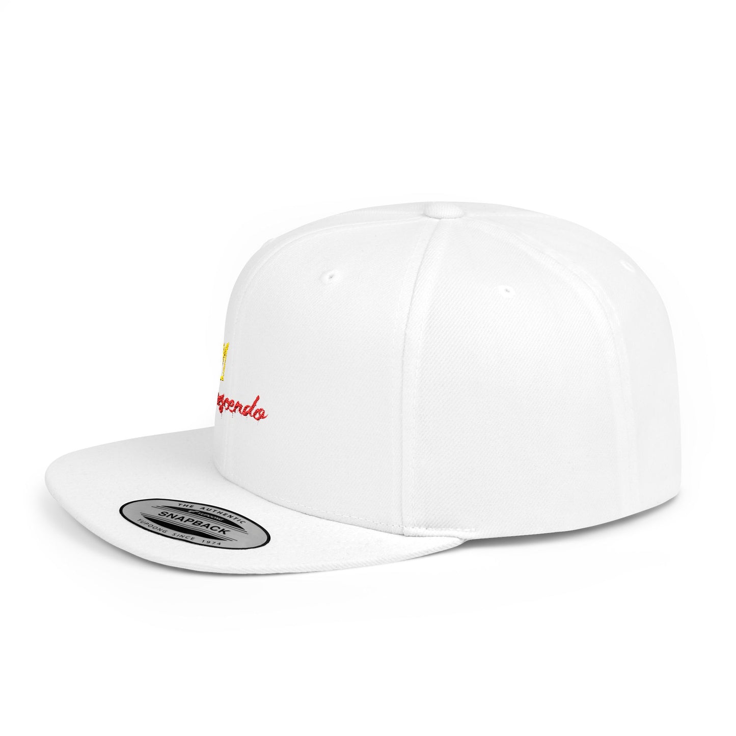 Krescendo Crown Flat Bill Snapback Hat - Stylish and Versatile Headwear