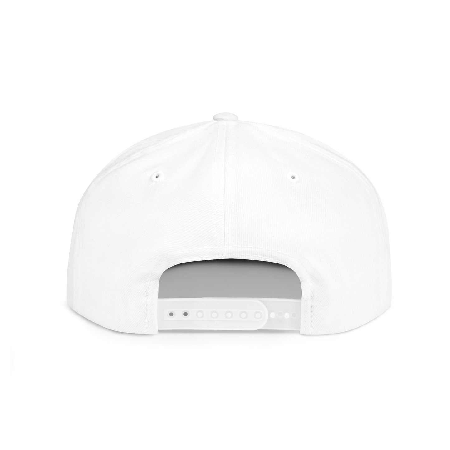Krescendo Crown Flat Bill Snapback Hat - Stylish and Versatile Headwear