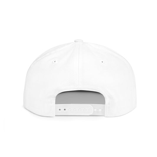 Krescendo Crown Flat Bill Snapback Hat - Stylish and Versatile Headwear