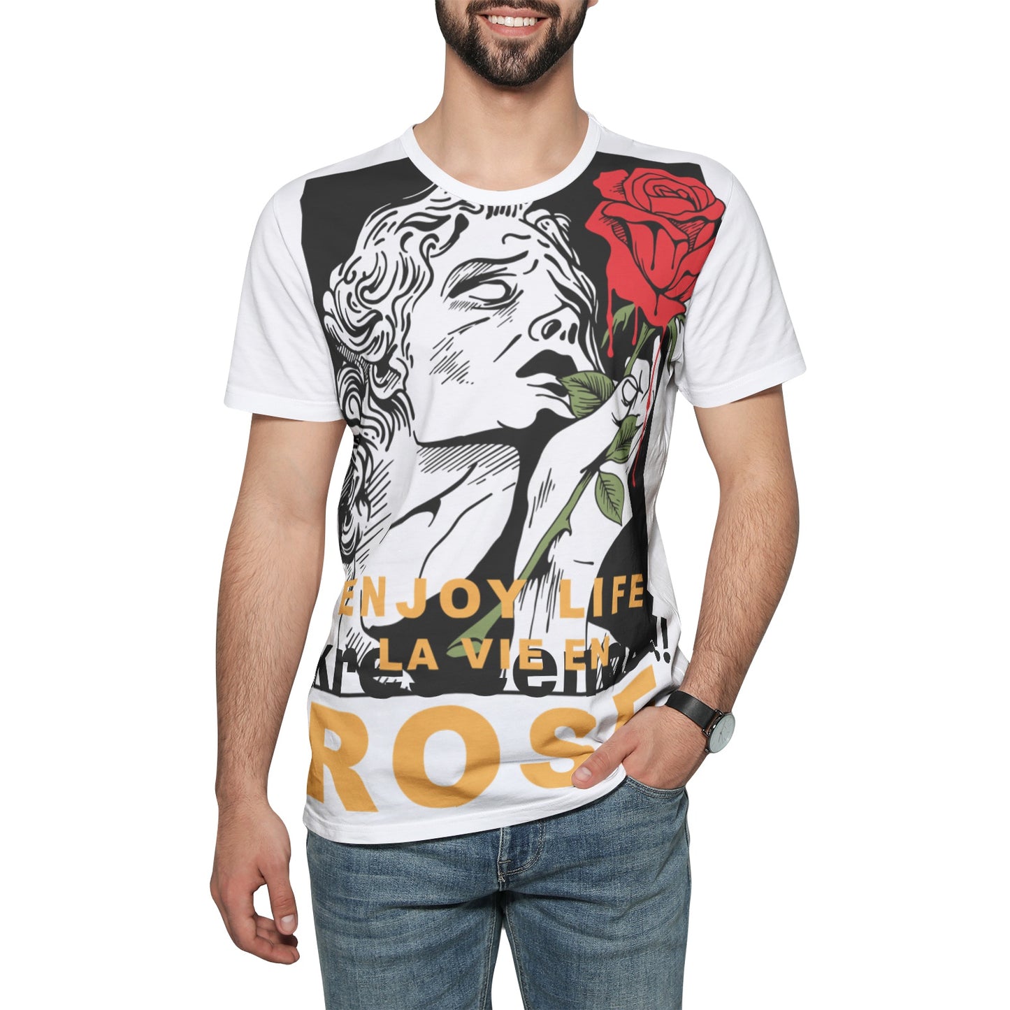Unisex All-Over Print Cotton T-shirts