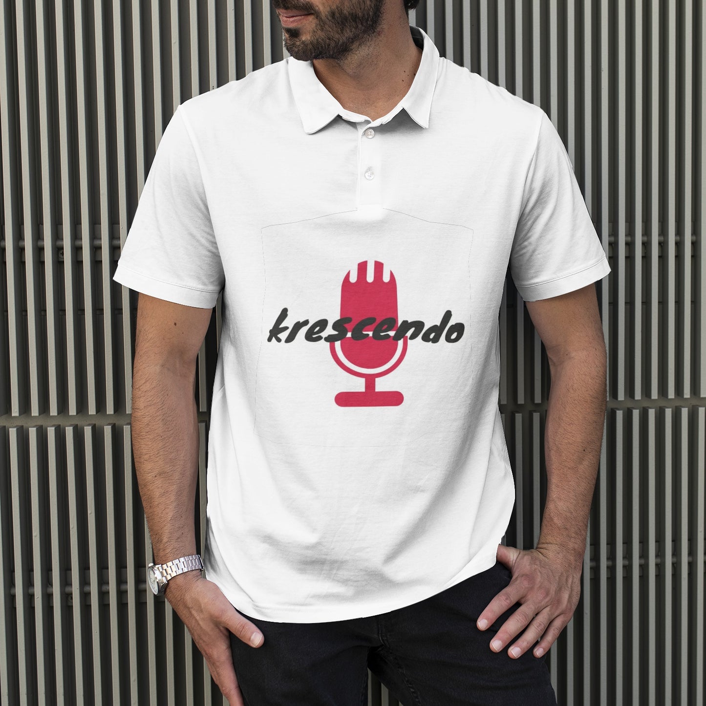 Men's All-Over Print Polo Shirts