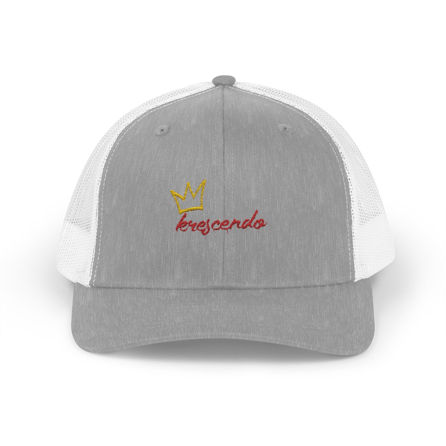 Krescendo Crown Snapback Trucker Cap - Stylish Adjustable Hat for Everyday Wear
