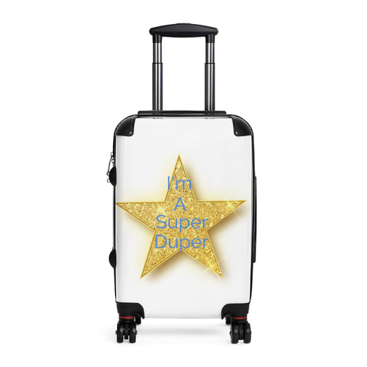 I'm A Super Duper Suitcase - Stylish Travel Luggage with Star Design