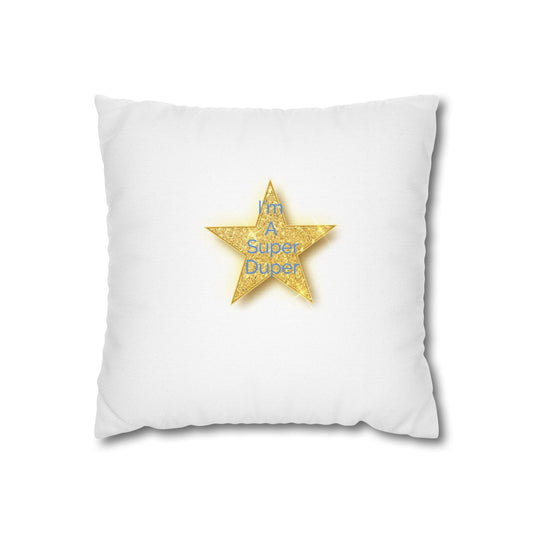 Spun Polyester Square Pillowcase