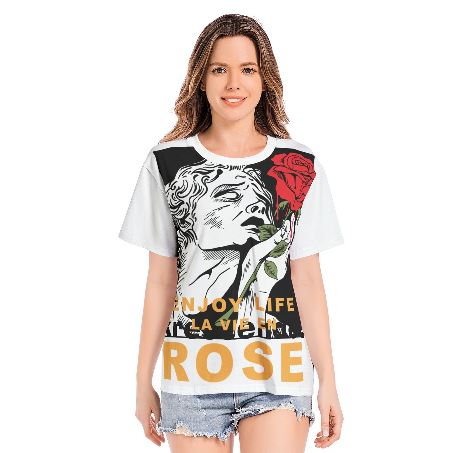 Unisex All-Over Print Cotton T-shirts